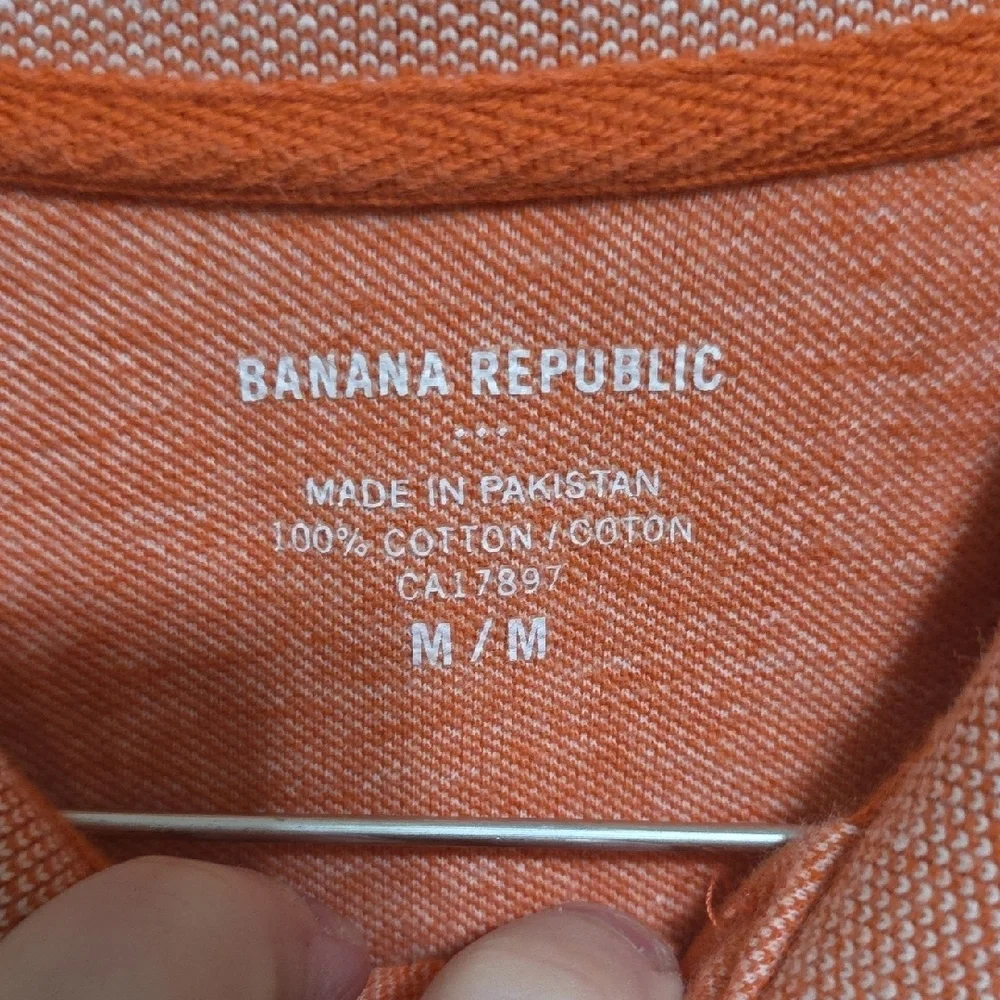 Banana Republic Orange Cotton Polo